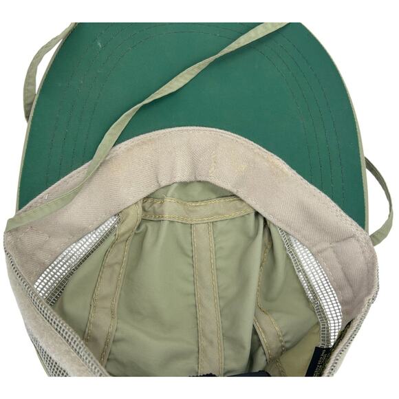 Dorfman Pacific DPC Removable Flap Sun Shade Hat Cap Mesh Khaki Nylon Poly OS - Picture 9 of 9